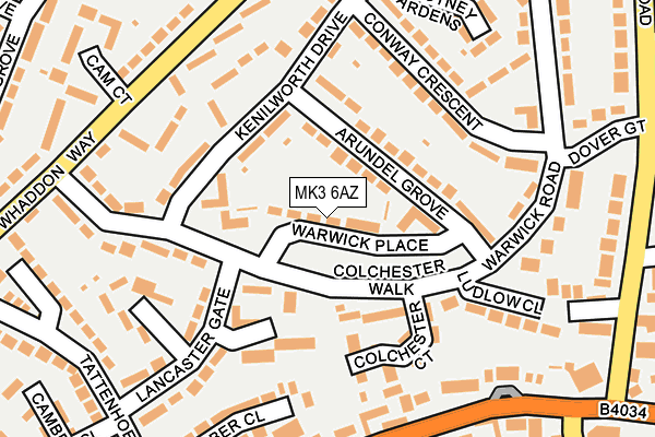 MK3 6AZ map - OS OpenMap – Local (Ordnance Survey) MK3 6AZ map - OS OpenMap – Local (Ordnance Survey)