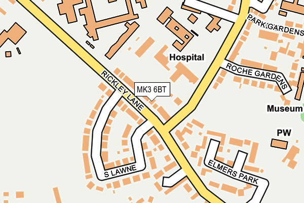 MK3 6BT map - OS OpenMap – Local (Ordnance Survey) MK3 6BT map - OS OpenMap – Local (Ordnance Survey)