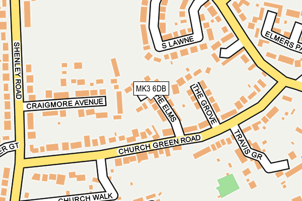 MK3 6DB map - OS OpenMap – Local (Ordnance Survey) MK3 6DB map - OS OpenMap – Local (Ordnance Survey)