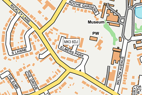 MK3 6DJ map - OS OpenMap – Local (Ordnance Survey) MK3 6DJ map - OS OpenMap – Local (Ordnance Survey)