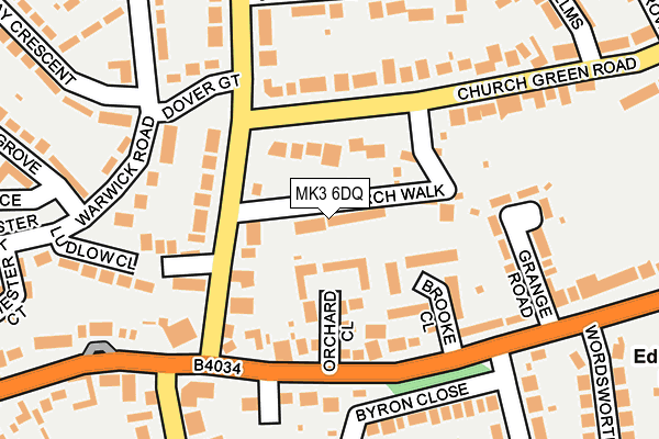 MK3 6DQ map - OS OpenMap – Local (Ordnance Survey) MK3 6DQ map - OS OpenMap – Local (Ordnance Survey)