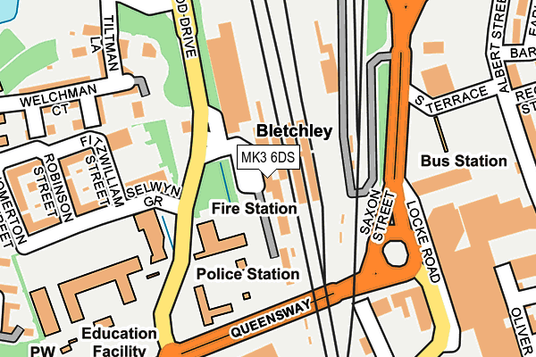 MK3 6DS map - OS OpenMap – Local (Ordnance Survey) MK3 6DS map - OS OpenMap – Local (Ordnance Survey)