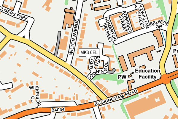 MK3 6EL map - OS OpenMap – Local (Ordnance Survey) MK3 6EL map - OS OpenMap – Local (Ordnance Survey)