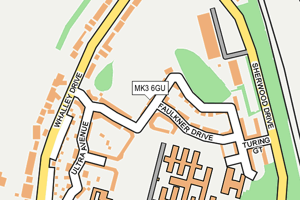 MK3 6GU map - OS OpenMap – Local (Ordnance Survey) MK3 6GU map - OS OpenMap – Local (Ordnance Survey)