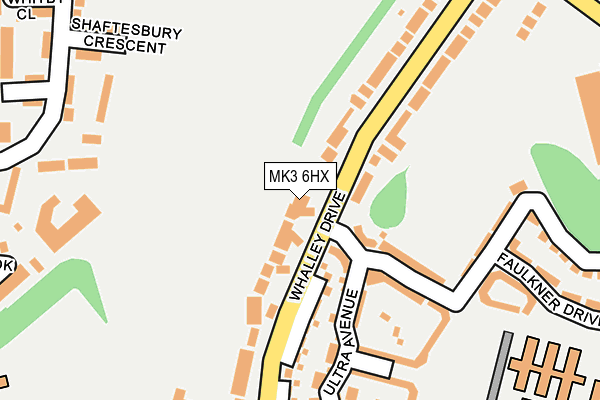 MK3 6HX map - OS OpenMap – Local (Ordnance Survey) MK3 6HX map - OS OpenMap – Local (Ordnance Survey)