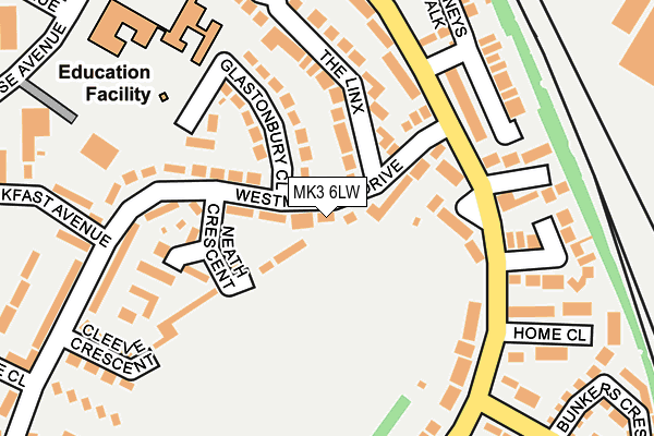 MK3 6LW map - OS OpenMap – Local (Ordnance Survey) MK3 6LW map - OS OpenMap – Local (Ordnance Survey)