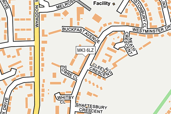 MK3 6LZ map - OS OpenMap – Local (Ordnance Survey) MK3 6LZ map - OS OpenMap – Local (Ordnance Survey)