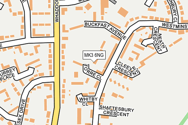 MK3 6NG map - OS OpenMap – Local (Ordnance Survey) MK3 6NG map - OS OpenMap – Local (Ordnance Survey)