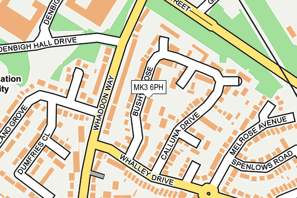 MK3 6PH map - OS OpenMap – Local (Ordnance Survey) MK3 6PH map - OS OpenMap – Local (Ordnance Survey)