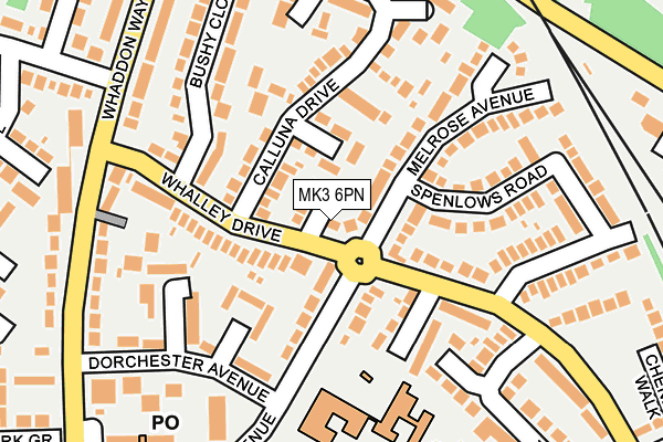 MK3 6PN map - OS OpenMap – Local (Ordnance Survey) MK3 6PN map - OS OpenMap – Local (Ordnance Survey)