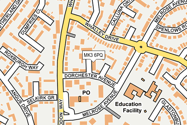MK3 6PQ map - OS OpenMap – Local (Ordnance Survey) MK3 6PQ map - OS OpenMap – Local (Ordnance Survey)