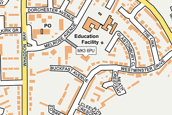 MK3 6PU map - OS OpenMap – Local (Ordnance Survey) MK3 6PU map - OS OpenMap – Local (Ordnance Survey)