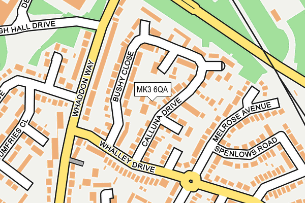 MK3 6QA map - OS OpenMap – Local (Ordnance Survey) MK3 6QA map - OS OpenMap – Local (Ordnance Survey)