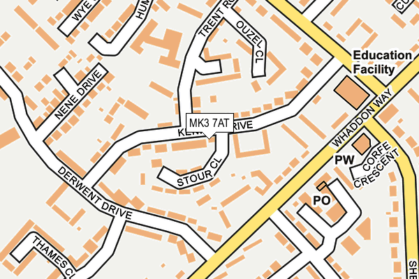MK3 7AT map - OS OpenMap – Local (Ordnance Survey) MK3 7AT map - OS OpenMap – Local (Ordnance Survey)