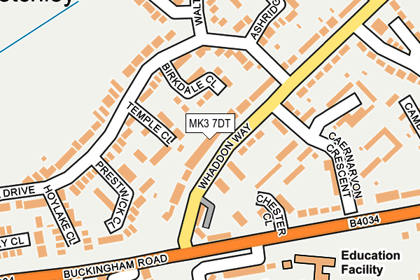 MK3 7DT map - OS OpenMap – Local (Ordnance Survey) MK3 7DT map - OS OpenMap – Local (Ordnance Survey)