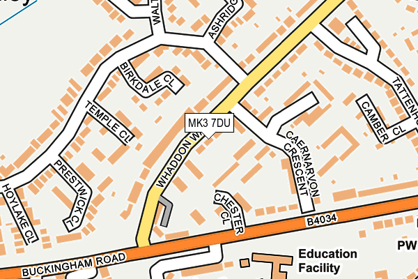 MK3 7DU map - OS OpenMap – Local (Ordnance Survey) MK3 7DU map - OS OpenMap – Local (Ordnance Survey)