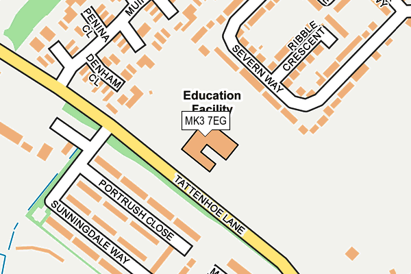 MK3 7EG map - OS OpenMap – Local (Ordnance Survey) MK3 7EG map - OS OpenMap – Local (Ordnance Survey)