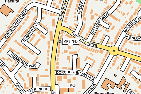 MK3 7FD map - OS OpenMap – Local (Ordnance Survey) MK3 7FD map - OS OpenMap – Local (Ordnance Survey)