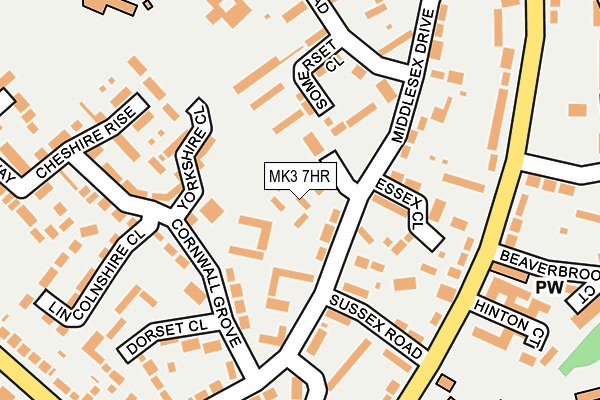 MK3 7HR map - OS OpenMap – Local (Ordnance Survey) MK3 7HR map - OS OpenMap – Local (Ordnance Survey)