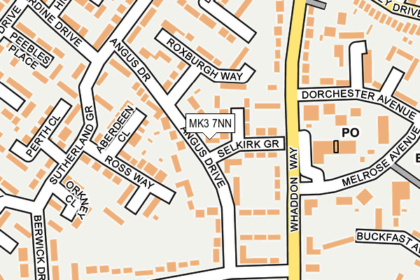 MK3 7NN map - OS OpenMap – Local (Ordnance Survey) MK3 7NN map - OS OpenMap – Local (Ordnance Survey)