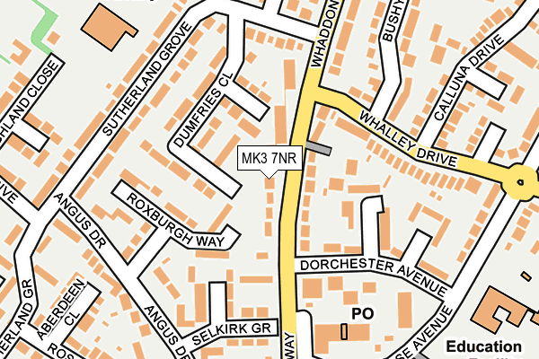 MK3 7NR map - OS OpenMap – Local (Ordnance Survey) MK3 7NR map - OS OpenMap – Local (Ordnance Survey)