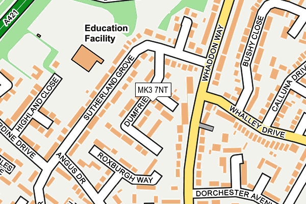 MK3 7NT map - OS OpenMap – Local (Ordnance Survey) MK3 7NT map - OS OpenMap – Local (Ordnance Survey)
