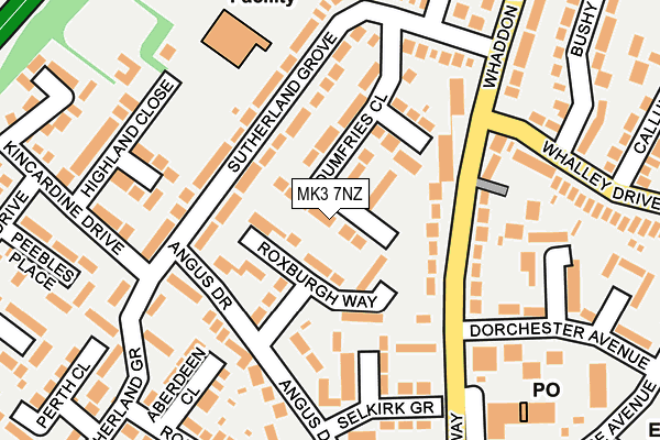 MK3 7NZ map - OS OpenMap – Local (Ordnance Survey) MK3 7NZ map - OS OpenMap – Local (Ordnance Survey)