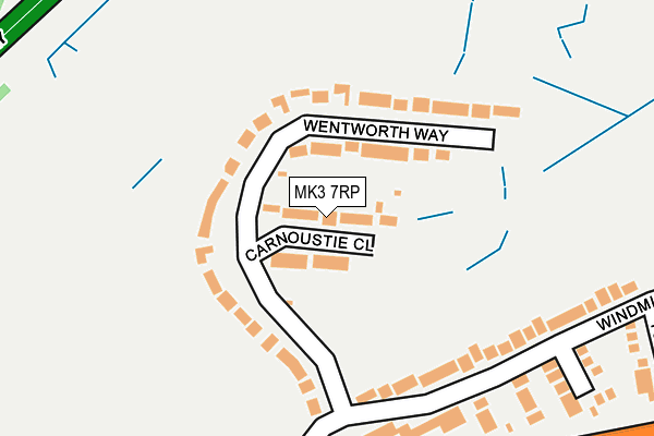 MK3 7RP map - OS OpenMap – Local (Ordnance Survey) MK3 7RP map - OS OpenMap – Local (Ordnance Survey)