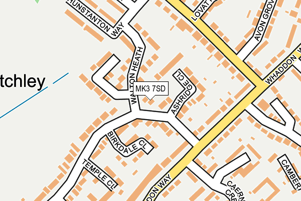 MK3 7SD map - OS OpenMap – Local (Ordnance Survey) MK3 7SD map - OS OpenMap – Local (Ordnance Survey)