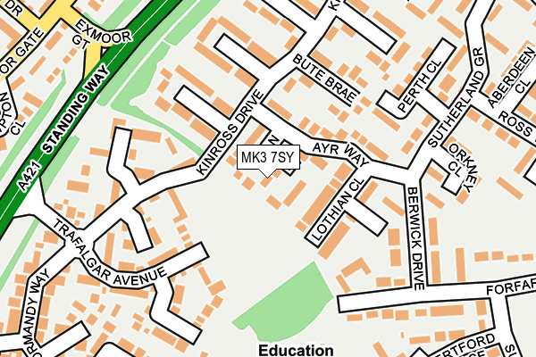 MK3 7SY map - OS OpenMap – Local (Ordnance Survey) MK3 7SY map - OS OpenMap – Local (Ordnance Survey)