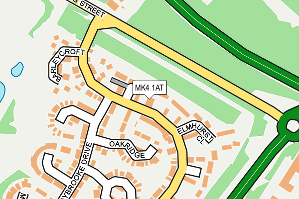 MK4 1AT map - OS OpenMap – Local (Ordnance Survey) MK4 1AT map - OS OpenMap – Local (Ordnance Survey)