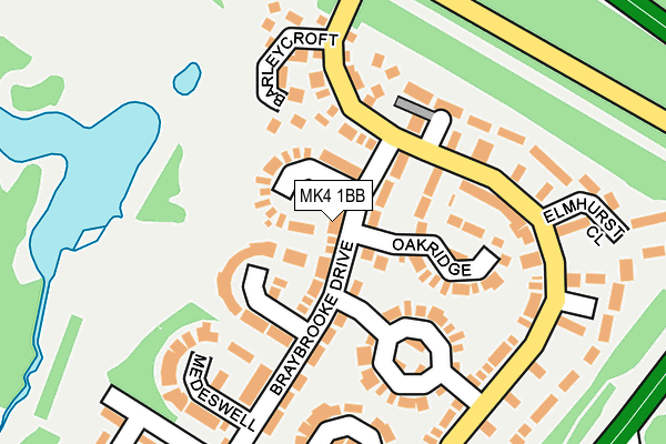 MK4 1BB map - OS OpenMap – Local (Ordnance Survey) MK4 1BB map - OS OpenMap – Local (Ordnance Survey)