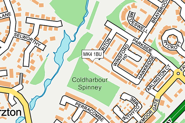 MK4 1BU map - OS OpenMap – Local (Ordnance Survey) MK4 1BU map - OS OpenMap – Local (Ordnance Survey)