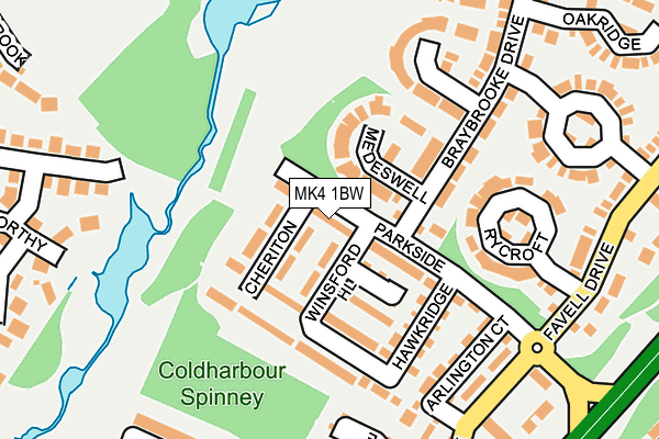 MK4 1BW map - OS OpenMap – Local (Ordnance Survey) MK4 1BW map - OS OpenMap – Local (Ordnance Survey)