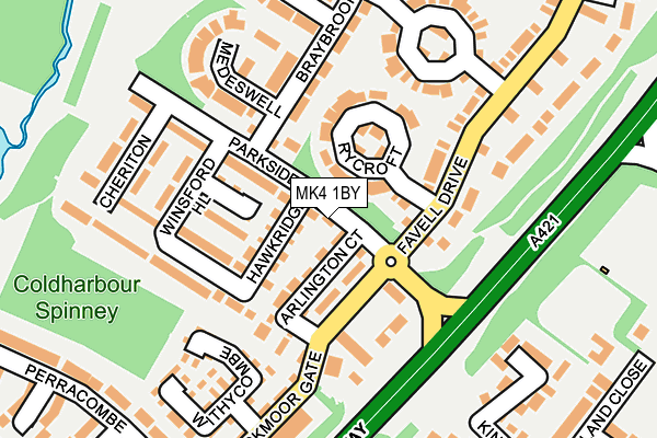 MK4 1BY map - OS OpenMap – Local (Ordnance Survey) MK4 1BY map - OS OpenMap – Local (Ordnance Survey)