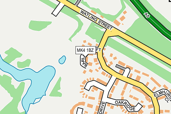 MK4 1BZ map - OS OpenMap – Local (Ordnance Survey) MK4 1BZ map - OS OpenMap – Local (Ordnance Survey)