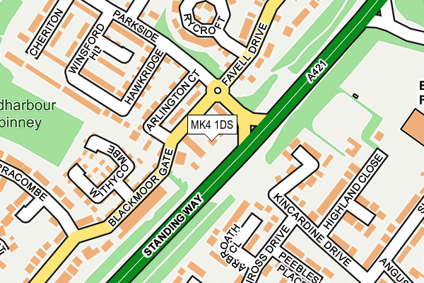 MK4 1DS map - OS OpenMap – Local (Ordnance Survey) MK4 1DS map - OS OpenMap – Local (Ordnance Survey)