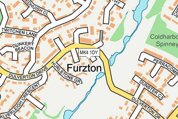MK4 1DY map - OS OpenMap – Local (Ordnance Survey) MK4 1DY map - OS OpenMap – Local (Ordnance Survey)