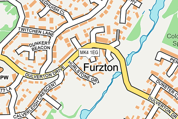 MK4 1EG map - OS OpenMap – Local (Ordnance Survey) MK4 1EG map - OS OpenMap – Local (Ordnance Survey)