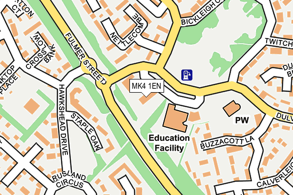 MK4 1EN map - OS OpenMap – Local (Ordnance Survey) MK4 1EN map - OS OpenMap – Local (Ordnance Survey)