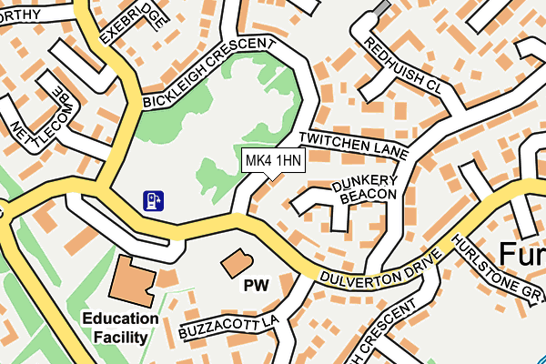 MK4 1HN map - OS OpenMap – Local (Ordnance Survey) MK4 1HN map - OS OpenMap – Local (Ordnance Survey)