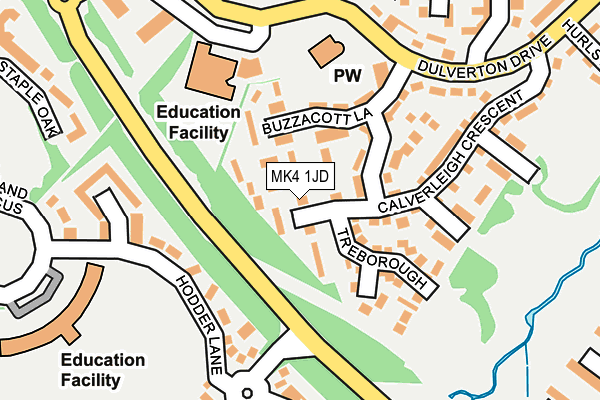 MK4 1JD map - OS OpenMap – Local (Ordnance Survey) MK4 1JD map - OS OpenMap – Local (Ordnance Survey)