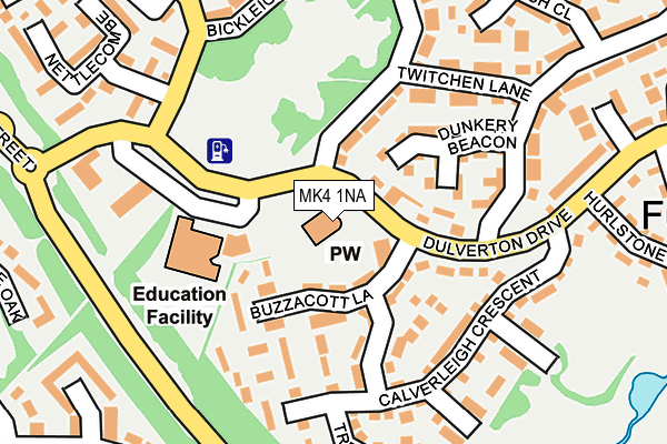 MK4 1NA map - OS OpenMap – Local (Ordnance Survey) MK4 1NA map - OS OpenMap – Local (Ordnance Survey)