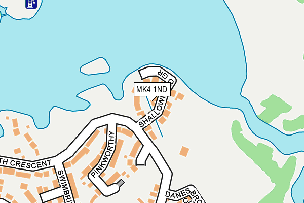 MK4 1ND map - OS OpenMap – Local (Ordnance Survey) MK4 1ND map - OS OpenMap – Local (Ordnance Survey)