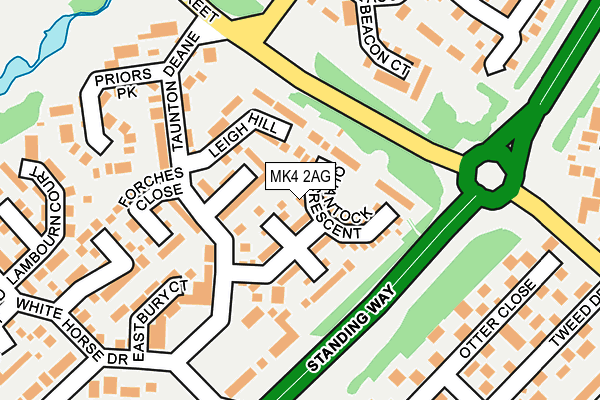 MK4 2AG map - OS OpenMap – Local (Ordnance Survey) MK4 2AG map - OS OpenMap – Local (Ordnance Survey)