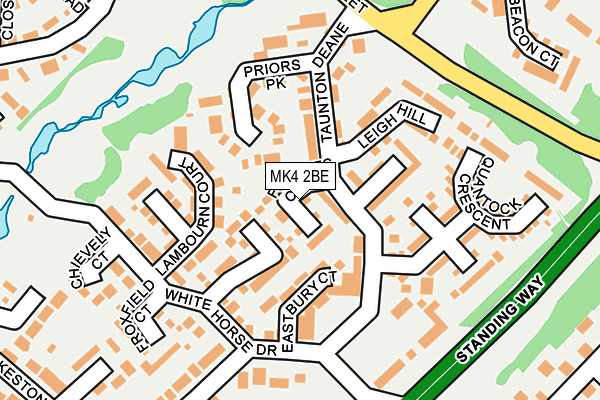 MK4 2BE map - OS OpenMap – Local (Ordnance Survey) MK4 2BE map - OS OpenMap – Local (Ordnance Survey)