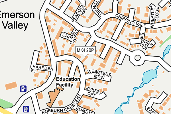 MK4 2BP map - OS OpenMap – Local (Ordnance Survey) MK4 2BP map - OS OpenMap – Local (Ordnance Survey)