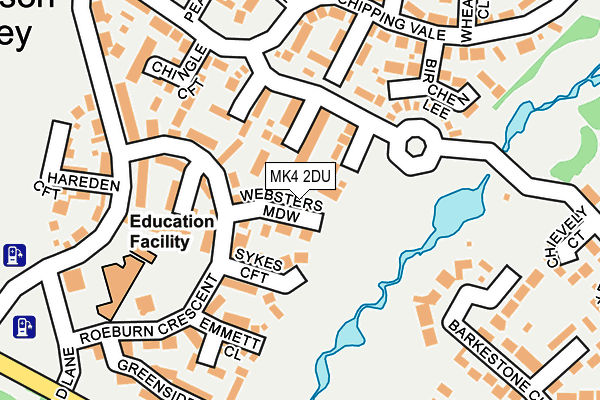 MK4 2DU map - OS OpenMap – Local (Ordnance Survey) MK4 2DU map - OS OpenMap – Local (Ordnance Survey)