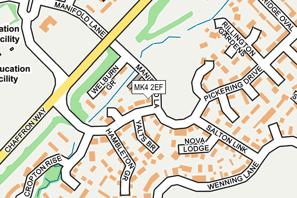 MK4 2EF map - OS OpenMap – Local (Ordnance Survey) MK4 2EF map - OS OpenMap – Local (Ordnance Survey)