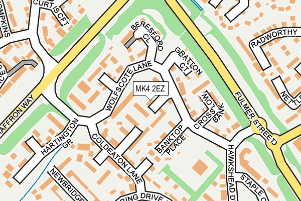 MK4 2EZ map - OS OpenMap – Local (Ordnance Survey) MK4 2EZ map - OS OpenMap – Local (Ordnance Survey)